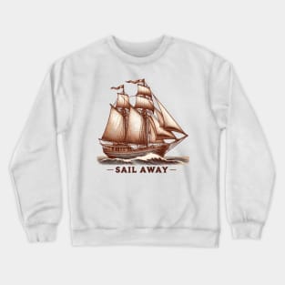 Sailboat Crewneck Sweatshirt